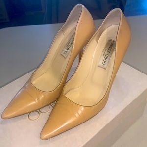 Jimmy Choo Nude Pumps